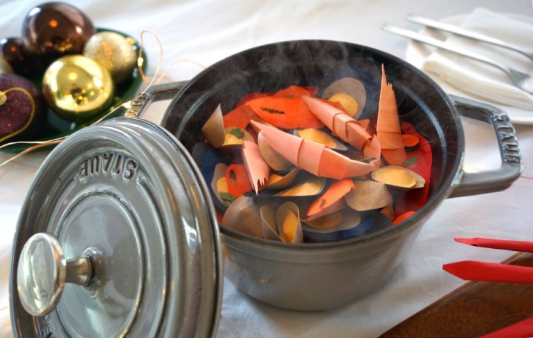 The Romantic Holiday dinner_seafood dishes