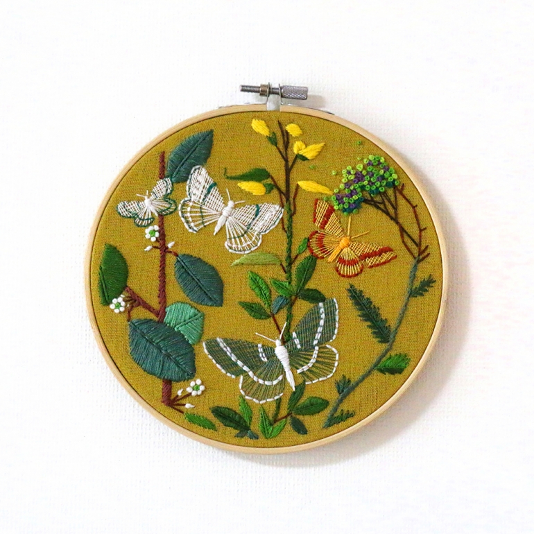 butterflies & butterflies embroidery 165mm 2016