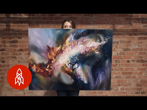 An Artist with Synesthesia Turns Jazz & Rock Classics Into Colorful Abstract Paintings