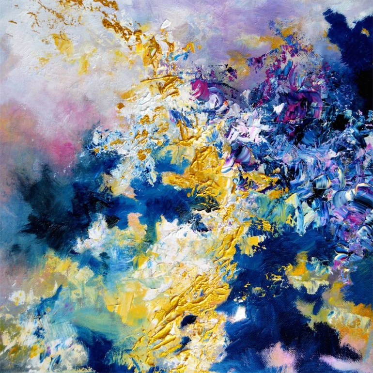 An Artist with Synesthesia Turns Jazz & Rock Classics Into Colorful Abstract Paintings