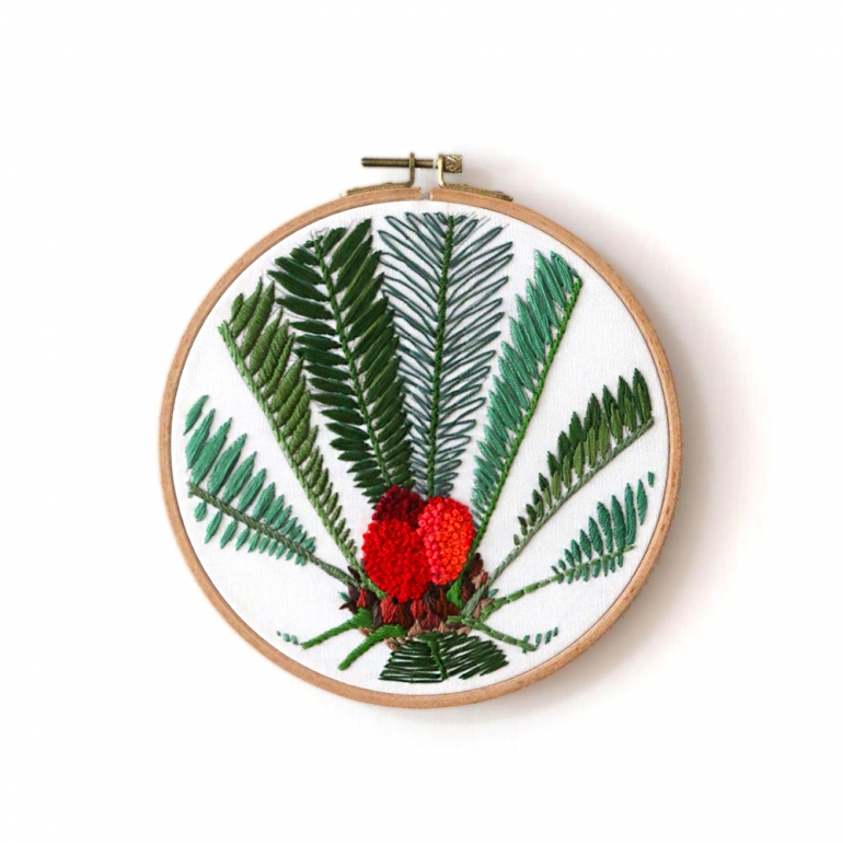 red cone embroidery 185mm