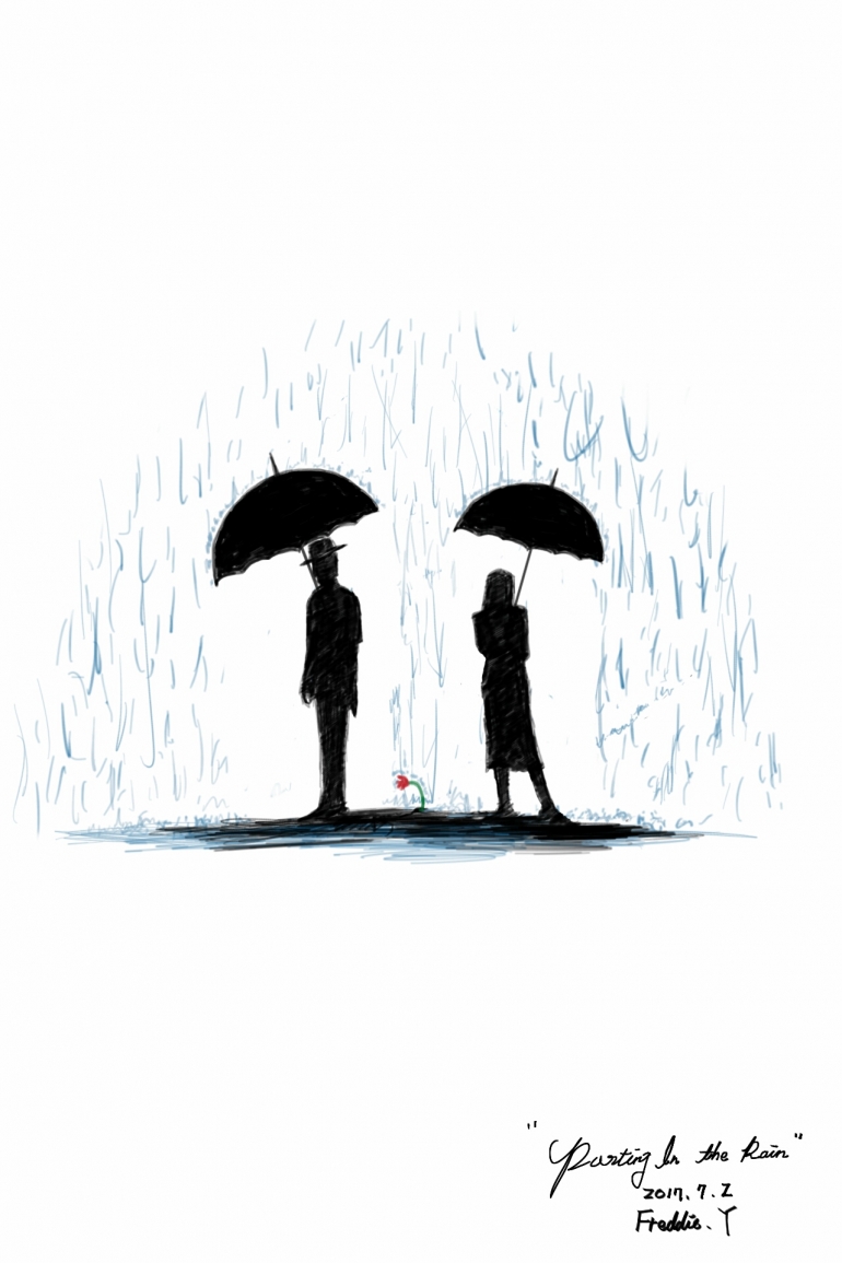 Parting in the Rain