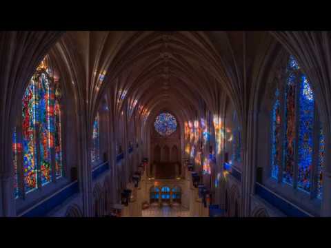 Stained glass time lapse, Washington National Cathedral
