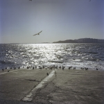 The face of a mirror