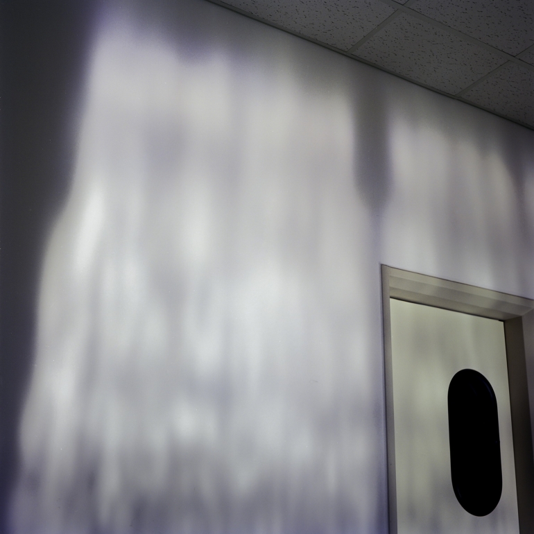 The face of a mirror