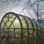 The face of a mirror