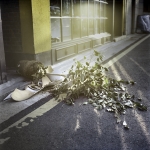 The face of a mirror