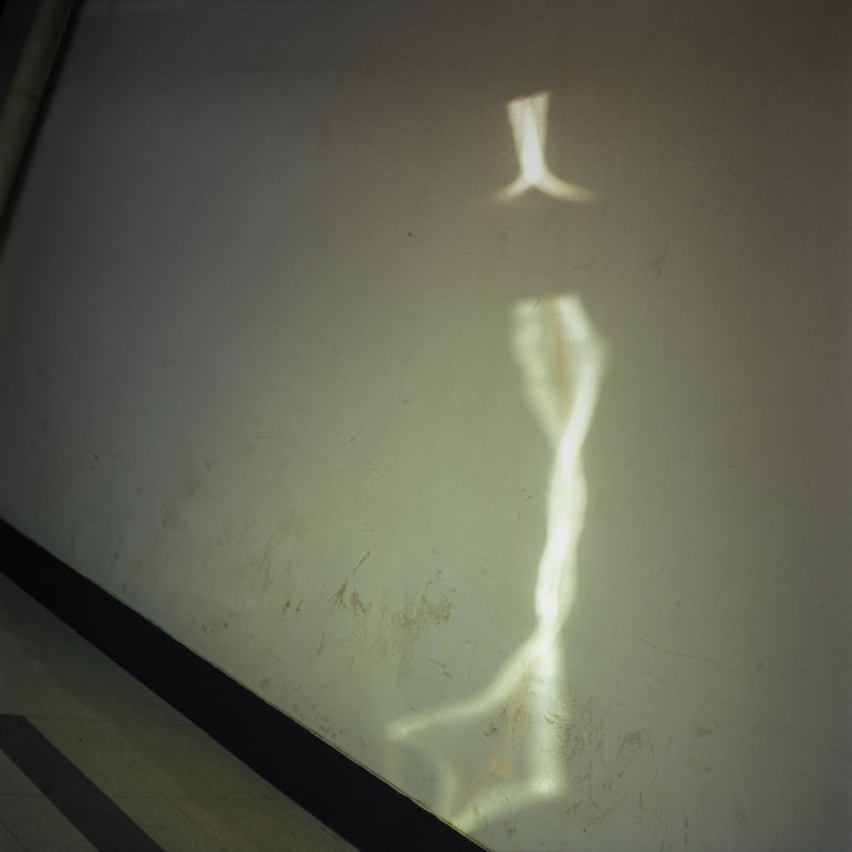 The face of a mirror