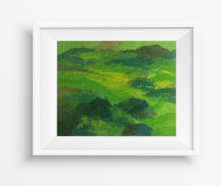 Inconvenient Landscape -Green  Landscape