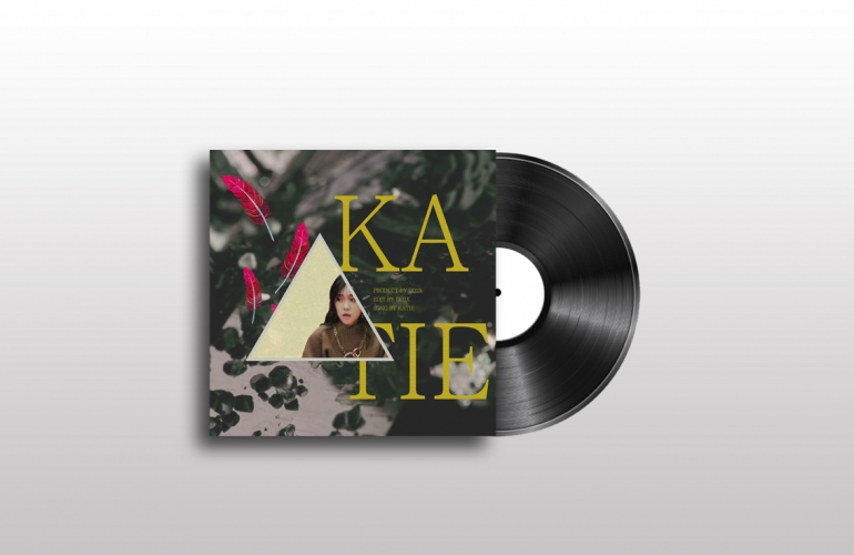 KATIE - REMEBER / album jacket (redesign ver.)