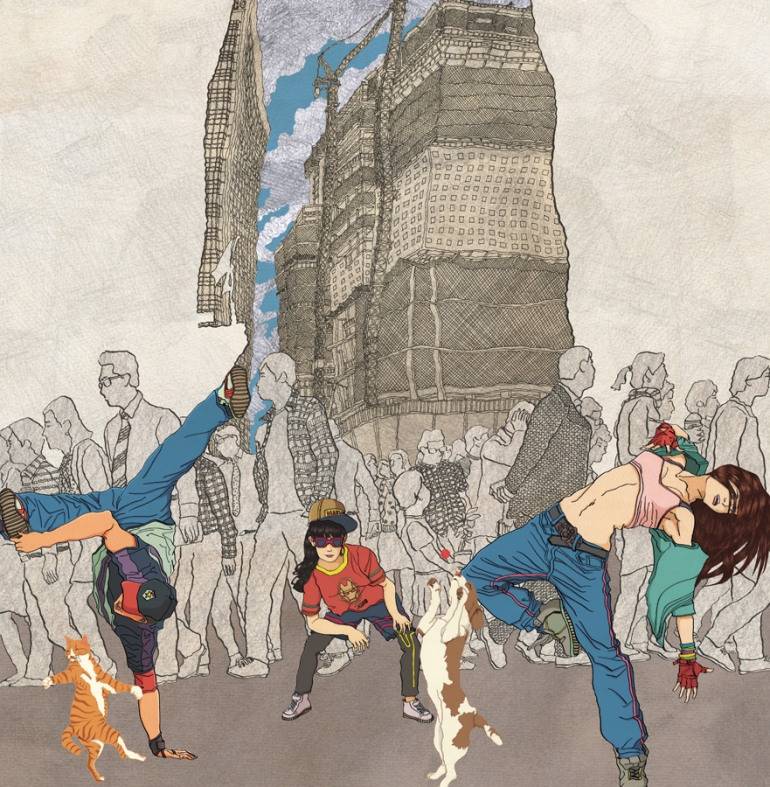 City-veiled dreams_ dance freely