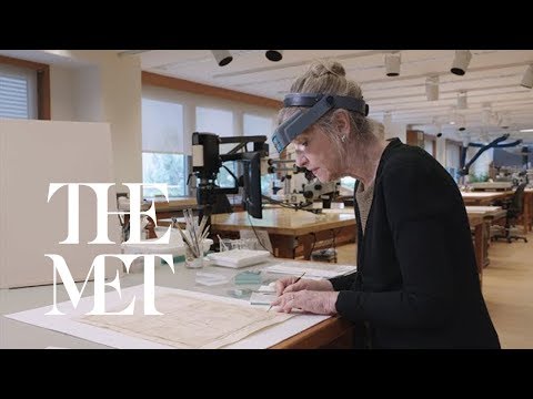 Watch the Process of Restoring a Drawing by Michelangelo