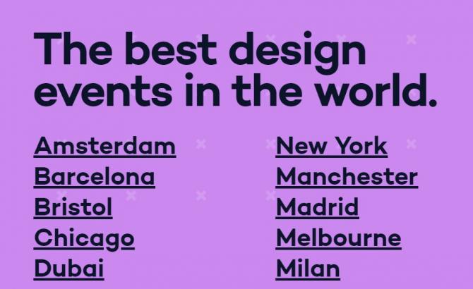 The best design events in the world.