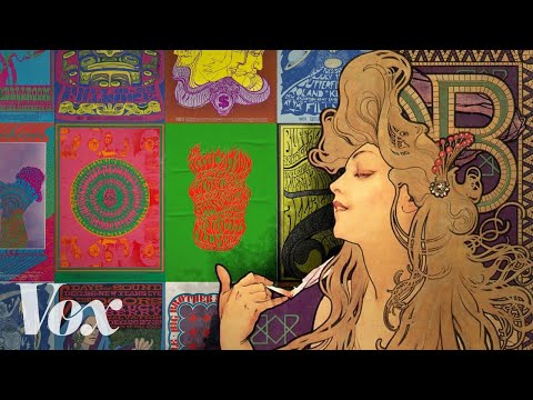 How Art Nouveau Inspired the *Psychedelic Designs of the 1960s