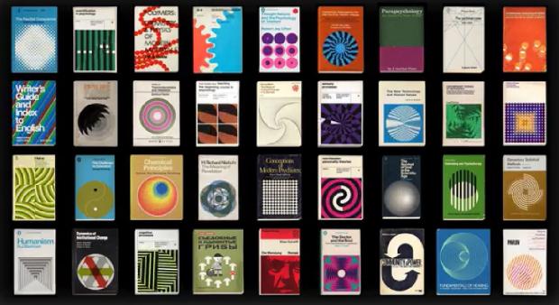 A series of 66 animated vintage book graphics