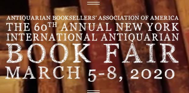 New York International Antiquarian Book Fair 2020