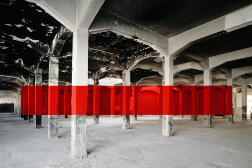 Georges Rousse, 시공간을 박제하다