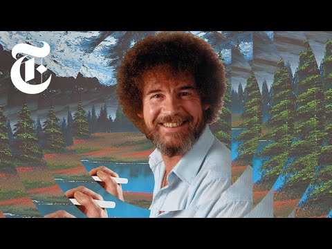 A Rare Exhibit Of Kitsch Landscapes By TV Artist Bob Ross Reveals The  Unrecognized Genius Of 'The Joy Of Painting