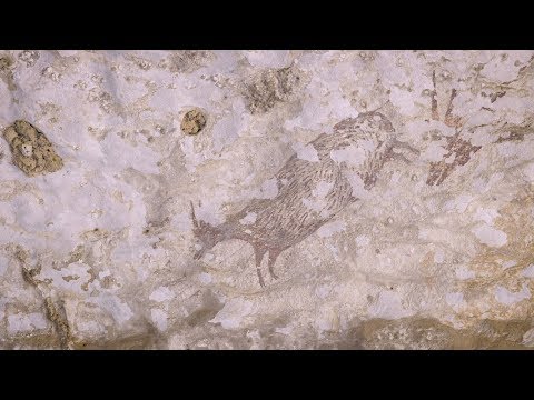 A Recently-Discovered 44,000 Year Old Cave Painting