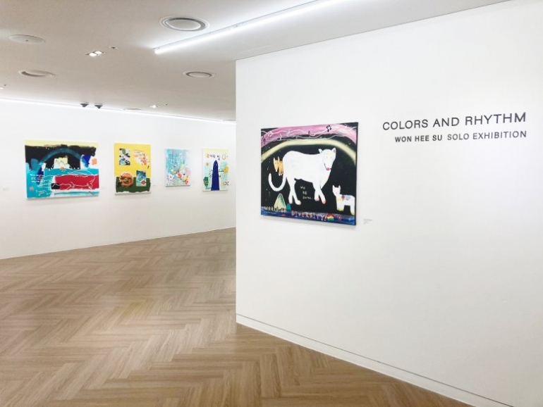 원희수 개인전 - COLORS AND RHYTHM 색과 리듬