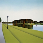Deutsche Landschaft. Jan Schüler - Malerei