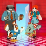 Between two door_crack