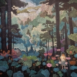 홍일화 : 가야의 숲