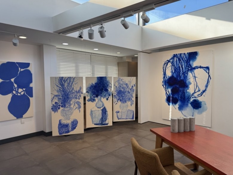 김선형 : GARDEN BLUE, 꽃이 아닌 꽃