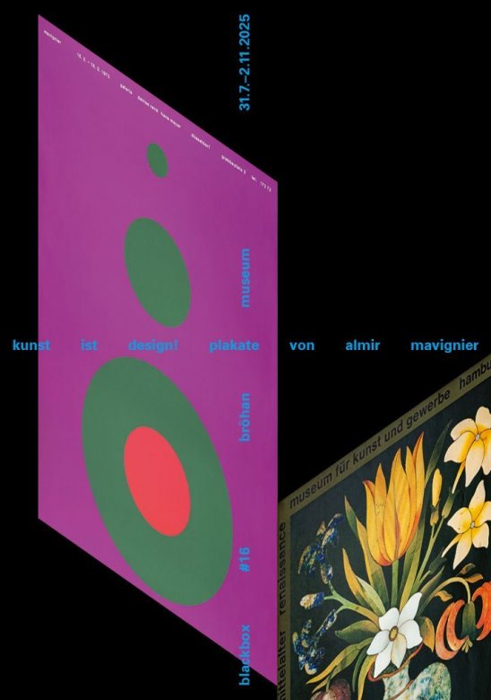 Art is design! Posters by Almir Mavignier. Blackbox #16