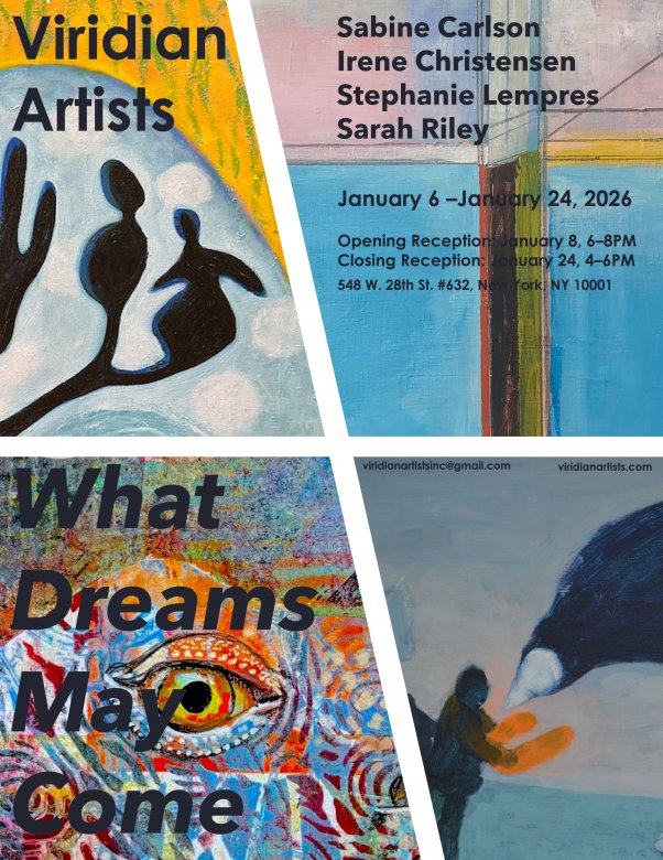 WHAT DREAMS MAY COME: Sabine Carlson, Irene Christensen, Stephanie Lempress, & Sarah Riley